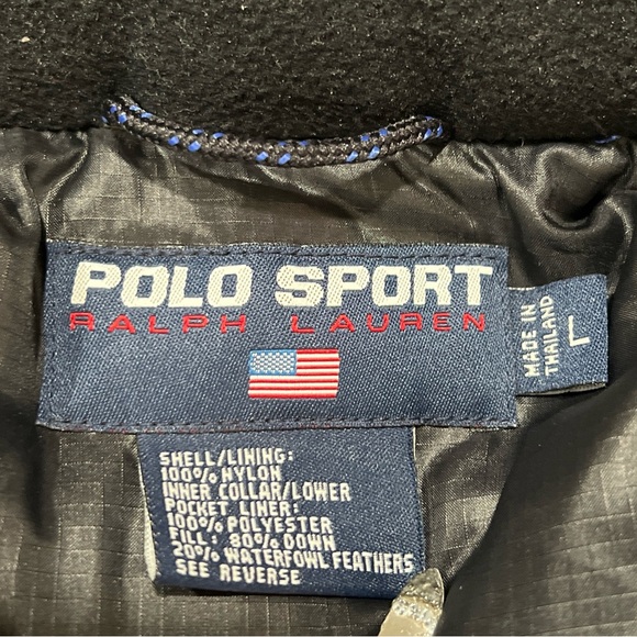 VINTAGE 90βs POLO SPORT RALPH LAUREN , ARTIC CHALLENGE QUILTED PUFFER JACKET - Picture 12 of 15